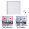 220V Cool White / Warm White / Neutral White Square 6W/8W/15W/20W Free Hole Panel Light