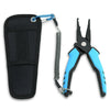 Aluminum Alloy Fishing Pliers Grip Set Split Ring Cutter Line Hook