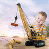 8062E Remote Flash Music Auto Demonstration 12 Channel RC Crane Track Engineering Vehicle Toy Gift
