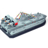 HG C201 1:110 2.4G RC Brushless Hovercraft Remote Control Watercraft Landing War Boat