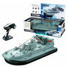 HG C201 1:110 2.4G RC Brushless Hovercraft Remote Control Watercraft Landing War Boat