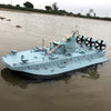 HG C201 1:110 2.4G RC Brushless Hovercraft Remote Control Watercraft Landing War Boat