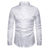 Paisley Print Stand Collar Button Down Shirt