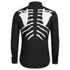 Halloween Skeleton Print Long-sleeved Shirt