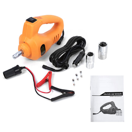 12V Portable Car Tire Electric Impact Wrench Tool Set