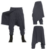 Orgshine Medieval Costume For Men Western Style Spliced Loose Pants
