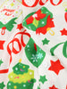 Christmas Pattern Ball Star Candy Long Sleeve Button Shirt