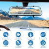 AutoLover T2 - 3 Car Driving Recorder 9.66 inch IPS Touchscreen Front and Rear Dual Lens WDR Star-light Night Vision