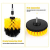 FIMEI 4PCS Drill Brushes Tough Nylon Bristles Multipurpose Cleaning Tools for Sinks / Toilets / Tiles / Car Tires