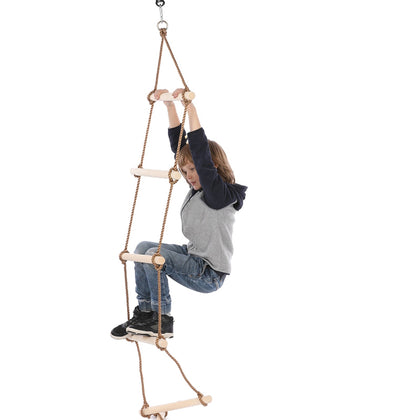 Kids Climbing Rope Hang Ladder Swing Five Rungs Sports Toys Exercise Equipment for Children