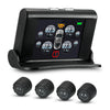 S2 Tire Pressure Monitoring System Solar TPMS Real-time Tester with 4 External / Internal Sensors