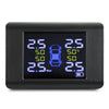 S6 Tire Pressure Monitoring System Solar TPMS Real-time Tester with 4 External / Internal Sensors