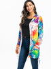 Splash Ink Pocket Zip Up Hoodie