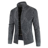 Geometric Pattern Long Sleeves Men Cardigan