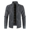 Geometric Pattern Long Sleeves Men Cardigan