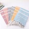 Cotton Large Bath Towel with Tassels Beach Travel Camping Shawl