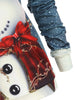 Snowman Front Pocket Christmas Loose Hoodie