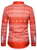 Grass Mud Horse Zigzag Graphic Button Up Shirt