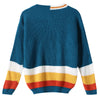 Women Pullover Sweater V Neck Long Sleeve Well-made Hemline for Daily Wear