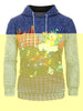 Christmas Singing Snowman Graphic Front Pocket Hoodie