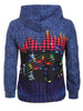 Christmas Singing Snowman Graphic Front Pocket Hoodie