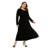 Velvet Long-sleeved Dress for Women