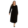 Velvet Long-sleeved Dress for Women