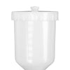 Plastic Sprayer Cup Air Gravity Feed Spray Paint Pot Fastmover Thread Connector for Airbrush