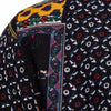 Patchworks Print Half-button Casual Shirt
