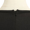 Printed Long Sleeve Retro Dress Zipper Closure Big Hem