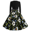 Long-sleeved Vintage Dress for Women