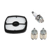 Air Fuel Filter Spark Plug Replacement Parts Set for Echo SRM210 / SRM225 Trimmer