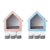 Creative Small House Toothbrush Holder Wall Mounted Storage Rack