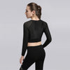 Long Sleeve Crop Top Yoga Shirt for Women