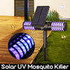 Solar Powered Outdoor Mosquito Fly Bug Insect Zapper Killer Trap Lamp Light