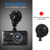 AutoLover NM - 527 Car Driving Recorder 4 inch IPS Touchscreen Front and Rear Dual Lens with 32GB Memory Card