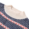 Knit Sweater Round Collar Long Sleeve Loose-fitting Women Pullover