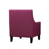 armchair with nailheads and solid wood legs