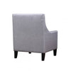 armchair with nailheads and solid wood legs