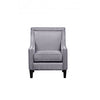 armchair with nailheads and solid wood legs