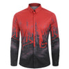Novelty Print Long Sleeves Men Shirt