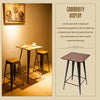 Bar Table No Chairs Pub Tables Bar Height 40 Inch High Vintage Bistro Table Metal Rectangular