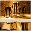 Bar Table No Chairs Pub Tables Bar Height 40 Inch High Vintage Bistro Table Metal Rectangular