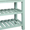 Retro Console Table for Entryway with Drawers and Shelf Living Room Furniture