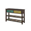 Console Table Sofa Table Console Tables for Entryway Hallway Bathroom Living Room with Drawers and 2 Tiers Shelves