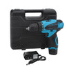 12V Electric Drill Cordless Screwdriver Set 2 Speed Setting