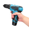 12V Electric Drill Cordless Screwdriver Set 2 Speed Setting