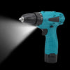 12V Electric Drill Cordless Screwdriver Set with Carrying Case