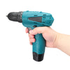 12V Electric Drill Cordless Screwdriver Set with Carrying Case