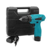 12V Electric Drill Cordless Screwdriver Set with Carrying Case